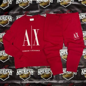 Conjunto Armani Exchange Red And White