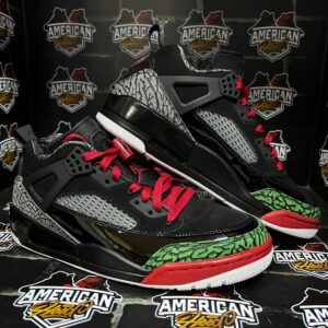 Jordan Spizike Low Black Varsity Red