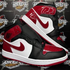 Jordan 1 Mid SE Black Varsity Red