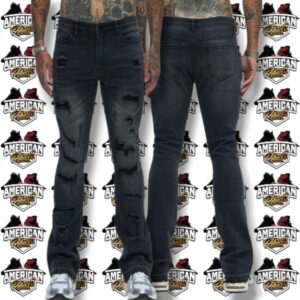 Jeans Fashion Nova Through It Ripped Skinny Flared
