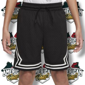 Short Jordan Diamond Black And White