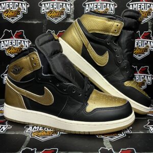 Jordan Retro 1 High OG Black Metallic Gold