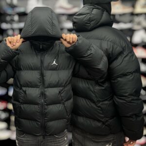 Jacket Puffer Jordan Black And White