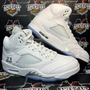 Jordan Retro 5 White Metallic