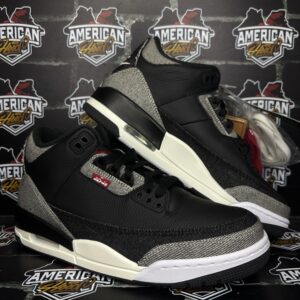Jordan Retro 3 Levis Denim Black