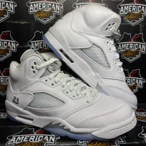 Jordan Retro 5 White Metallic