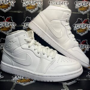 Jordan 1 Mid White