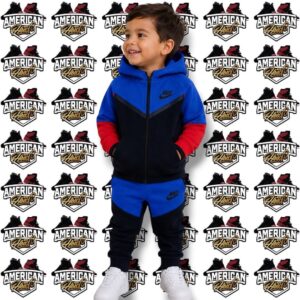 Set Nike Tech Blue, Black And Red