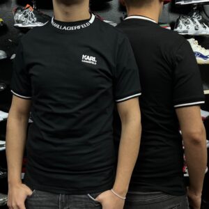 Polera Karl Lagerfeld Paris Contrast RIB